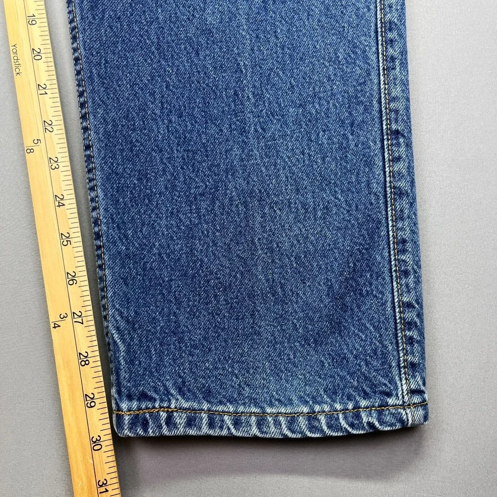 Levi Strauss 540 Brown Tab Vintage 90s Relaxed Fit Jeans Talon Zip Sz‎ 36 (35